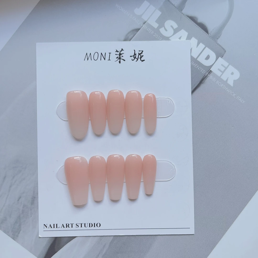 【甘露寺】裸色渐变嬛嬛甲纯手工高级感气质穿戴甲