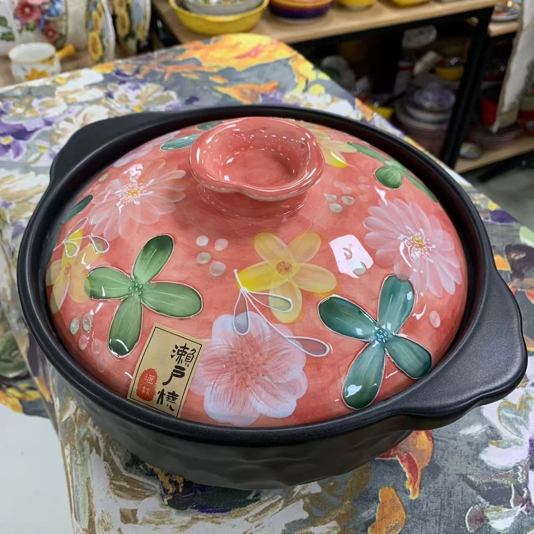 群芳争艳-3.5L砂锅一个装