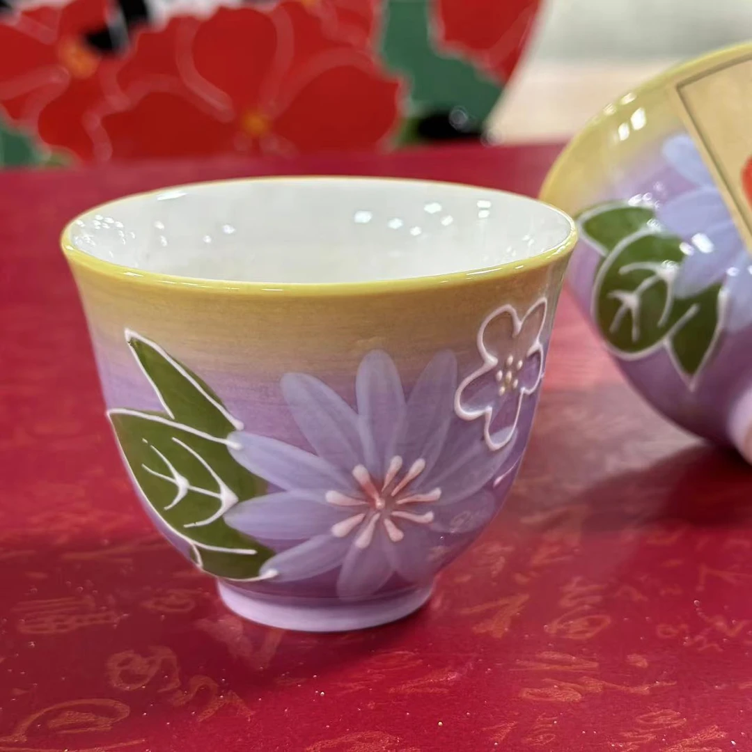 濑户烧 一缕幽梦-主人杯一个装釉下彩餐具