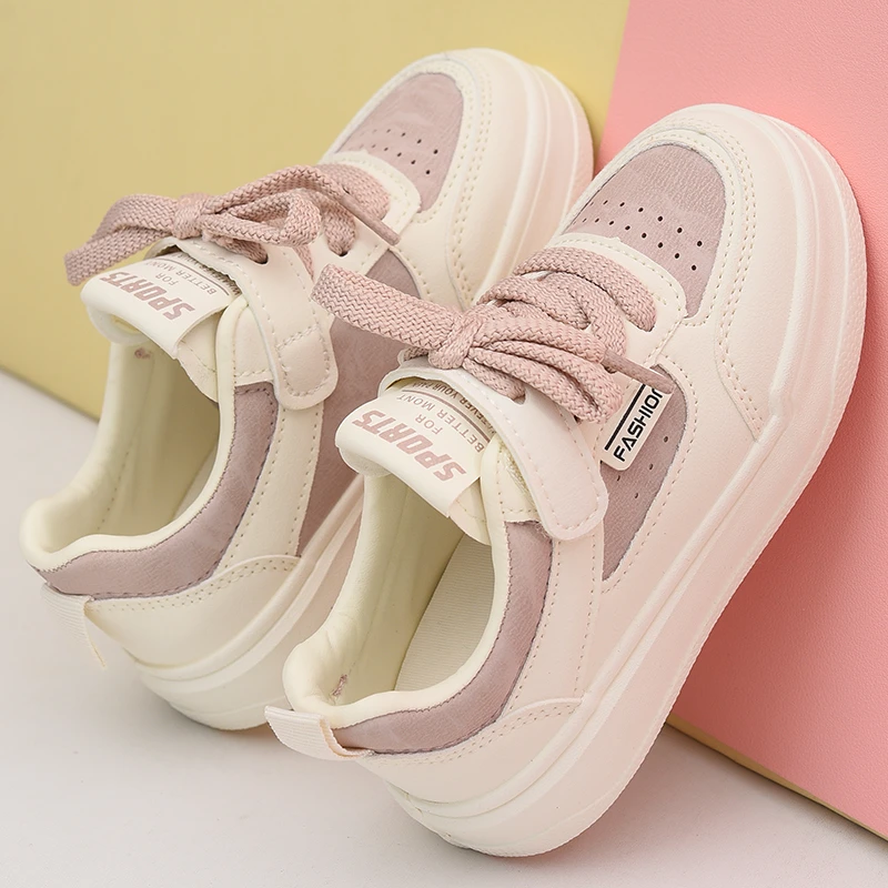 蜡比小星女童板鞋2025秋季新款儿童小白鞋运动鞋低帮休闲鞋子童鞋