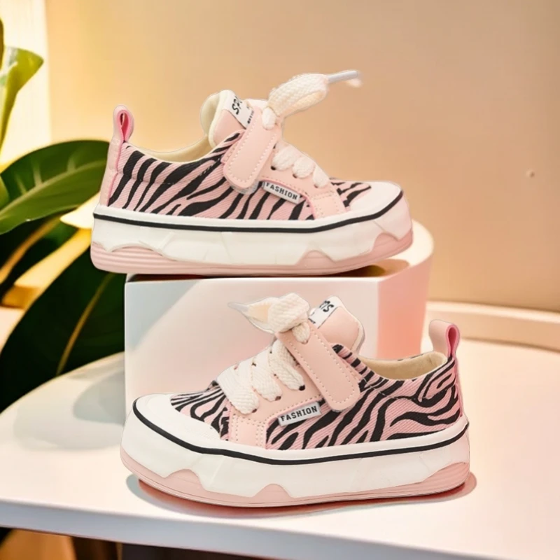 儿童帆布鞋女2025秋季新款百搭透气小女孩软底布鞋小学生单鞋童鞋