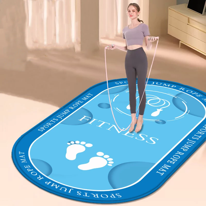 无绳跳绳减震垫瑜伽垫子地垫家用健身隔音防滑运动专业静音垫