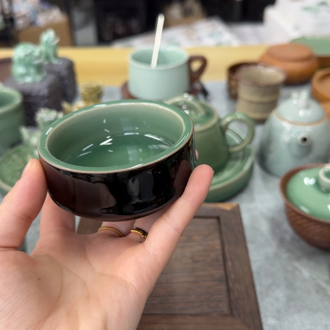 小金茶器青瓷茶具
