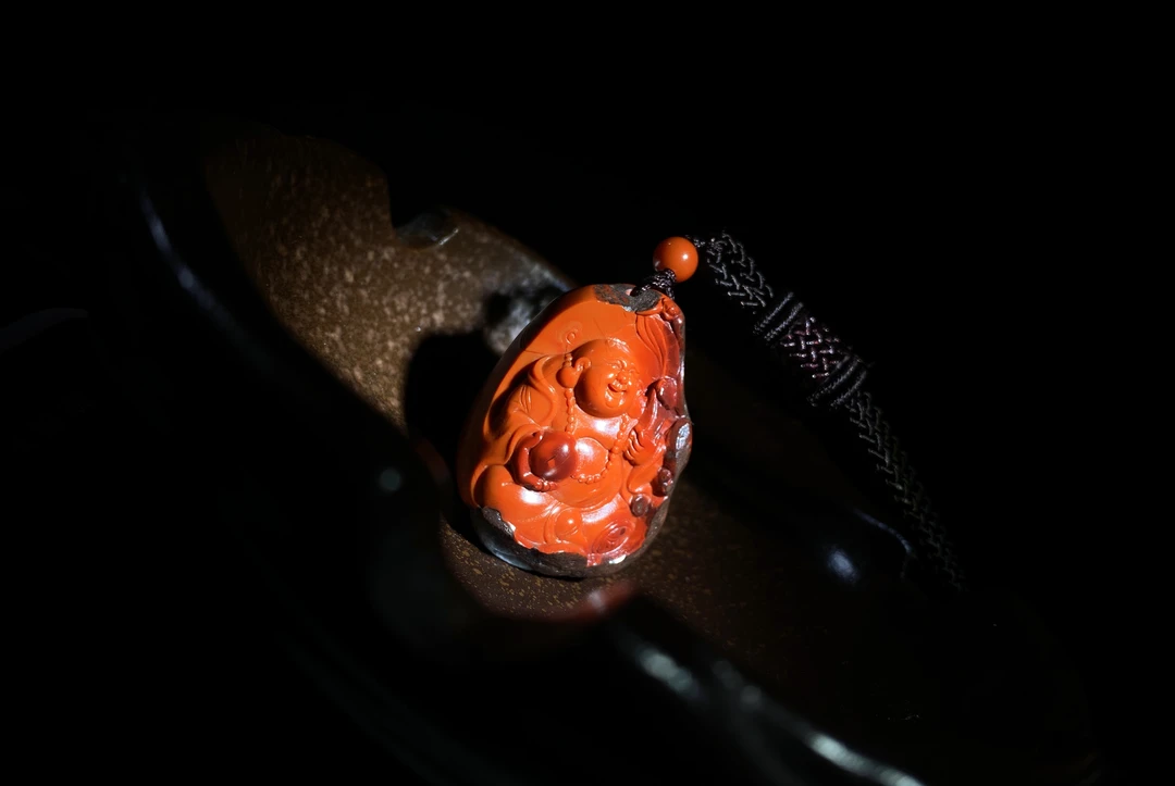 瓦西南红包浆料 苏工雕刻弥勒 笑口常开