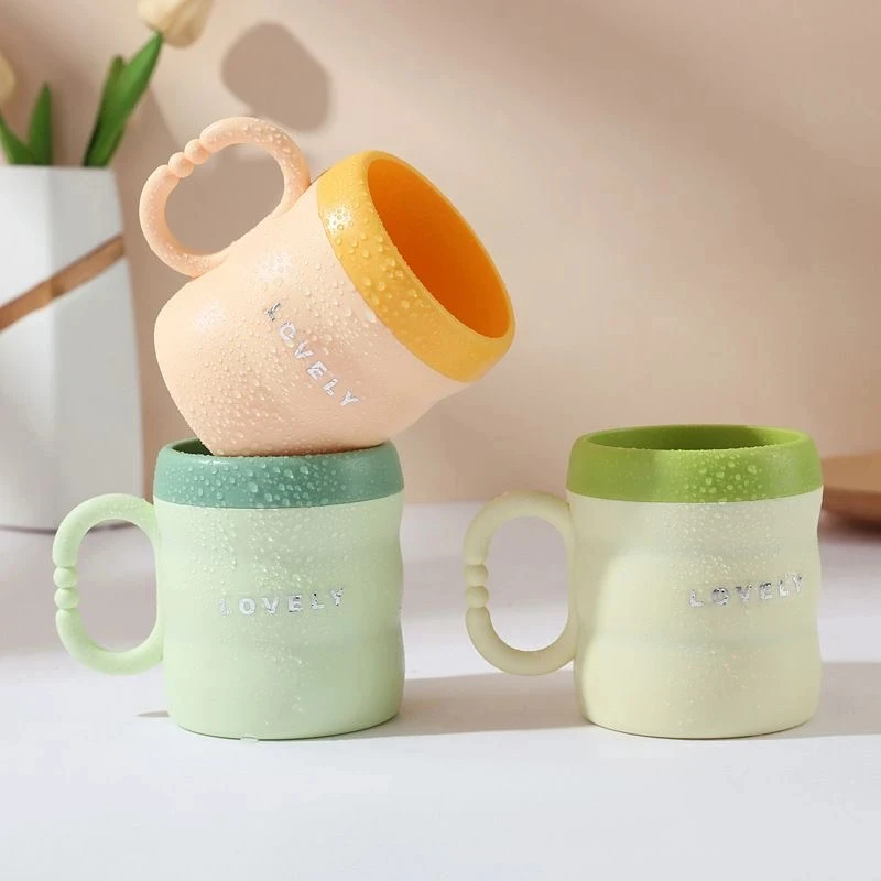 【4个洗漱口杯】家用刷牙杯子网红创意简约学生情侣牙刷杯套装T943