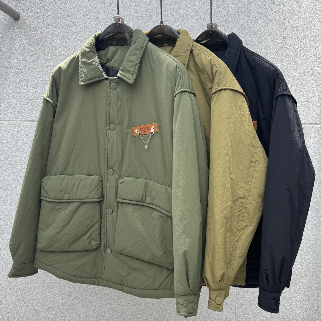 MF8818#B0-广州-UUS-冬季潮牌男女同款时尚潮流宽松百搭外套夹克