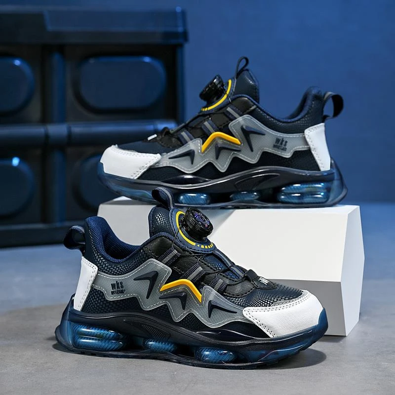 乔丹格兰儿童鞋子男童秋冬2023新款皮面中大童防水学生男孩运动鞋