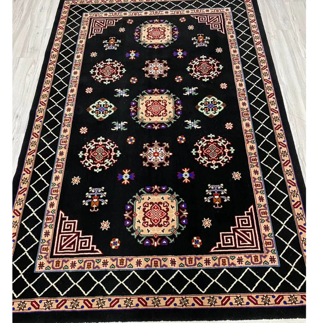 【ALKASIR】和田传统民族风格家用客厅卧室防滑地毯【200*300】