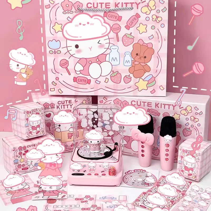 NooWere蓝牙KT唱片音箱麦克风生日礼物送闺蜜男女生孩朋友少女心