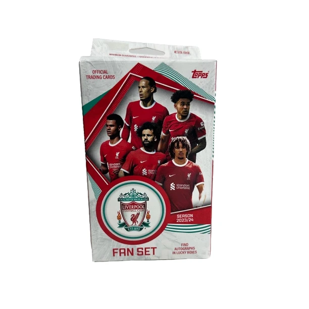 23-24 Topps 利物浦队盒 Liverpool 足球球星卡【拆盒】