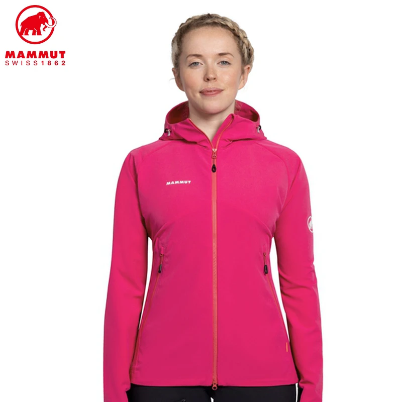 MAMMUT猛犸象Macun女士防风抗水弹性舒适软壳夹克外套