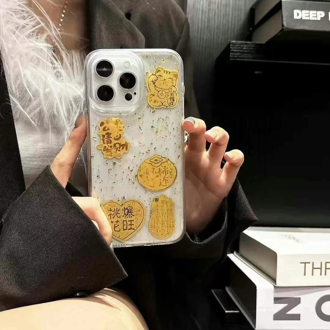 创意文字个性滴胶适用16苹果15ProMax手机壳iphone15pro保护套14