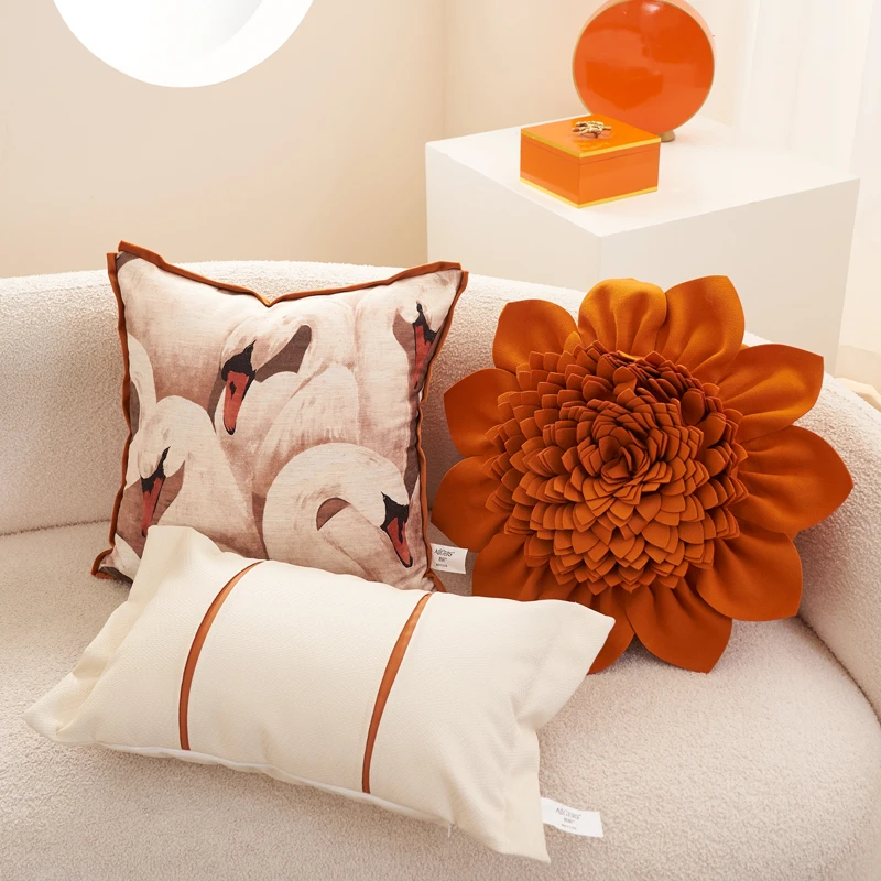独特漂亮抱枕奇葩太阳花朵抱枕靠枕床头软包靠背沙发靠背垫护腰靠