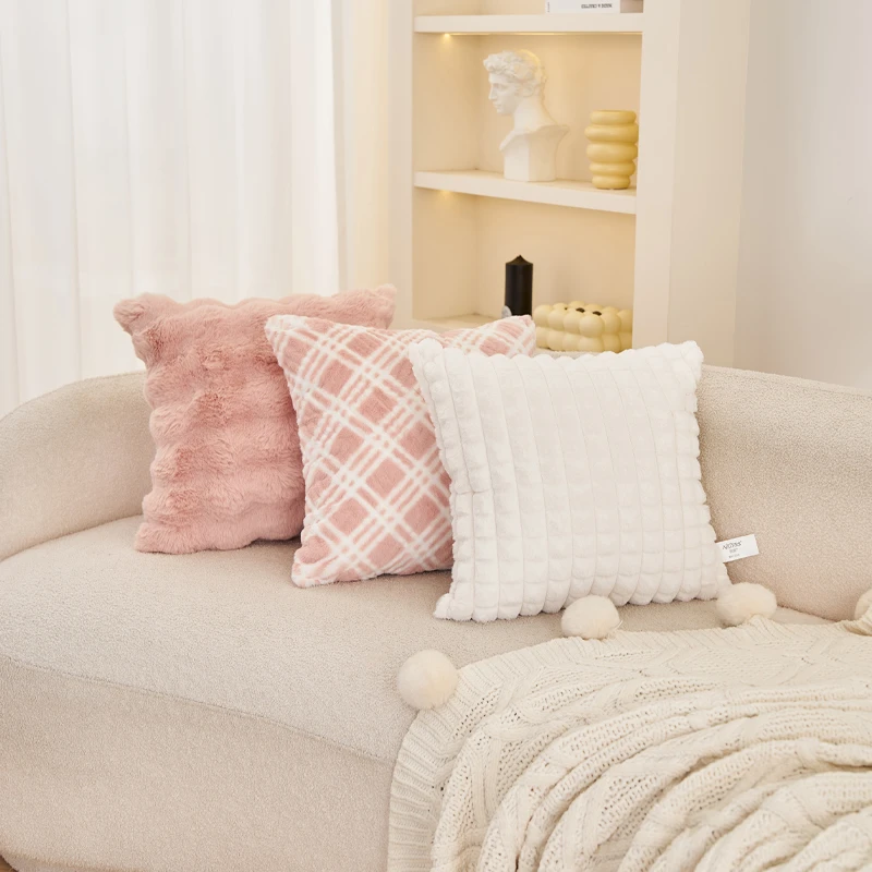 粉色抱枕睡觉专用女生客厅沙发抱枕宿舍靠枕床头床上靠背垫网红款
