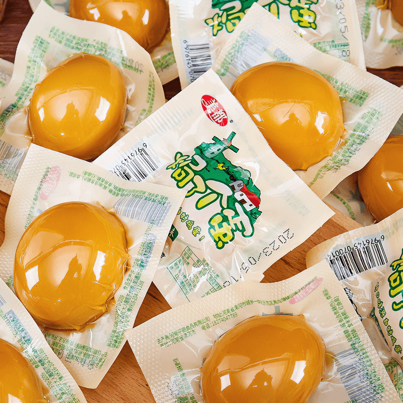 美都盐焗无壳卤蛋即食熟食鸡蛋铁蛋独立包装休闲零食批发美味风味