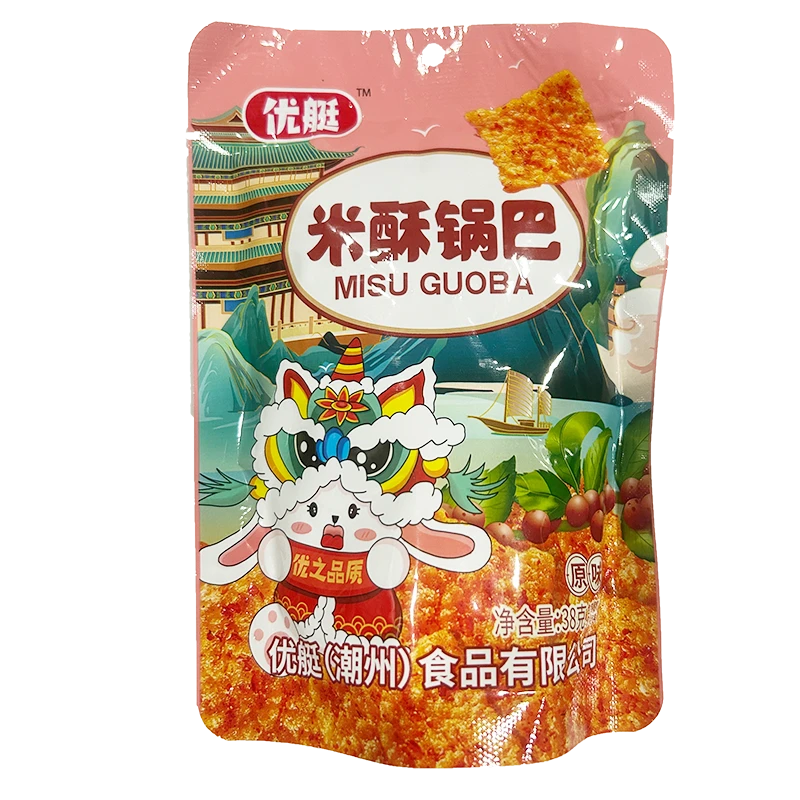 优艇米酥锅巴原味/花椒味38g