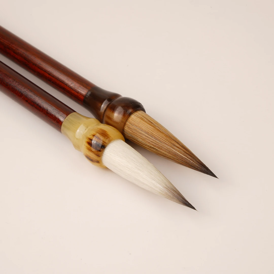 九狐一羊，执念，双付毫狐羊兼毫楷行利器自用创作收藏馈赠高档毛笔