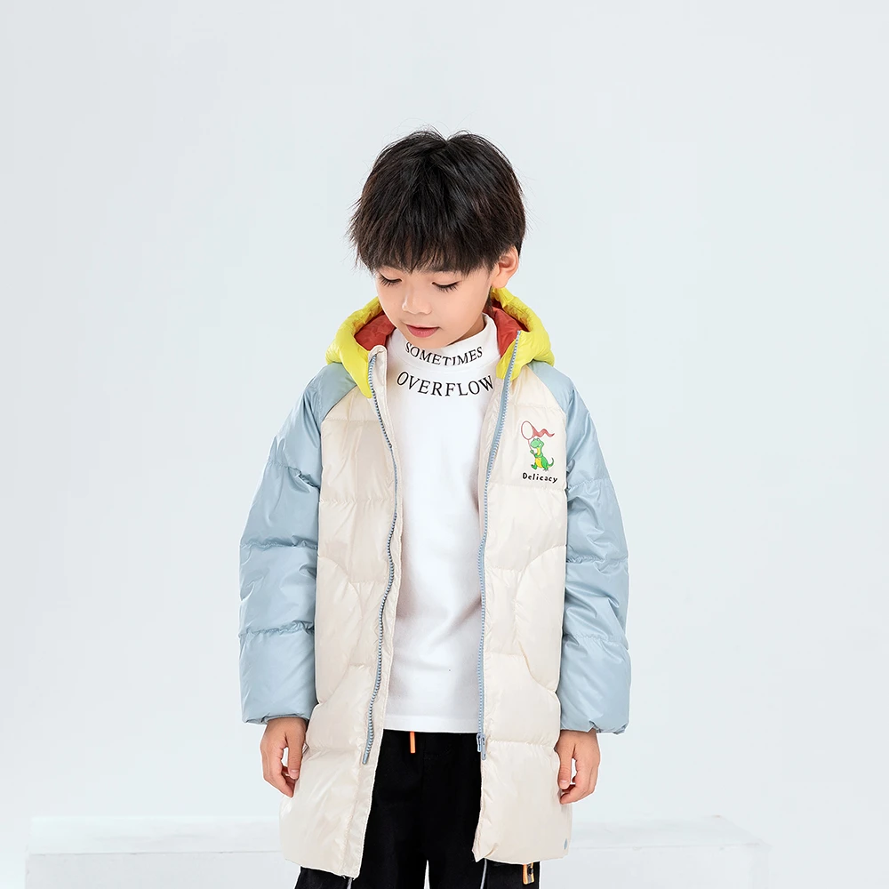 儿童羽绒服男女童休闲连帽秋冬Y23