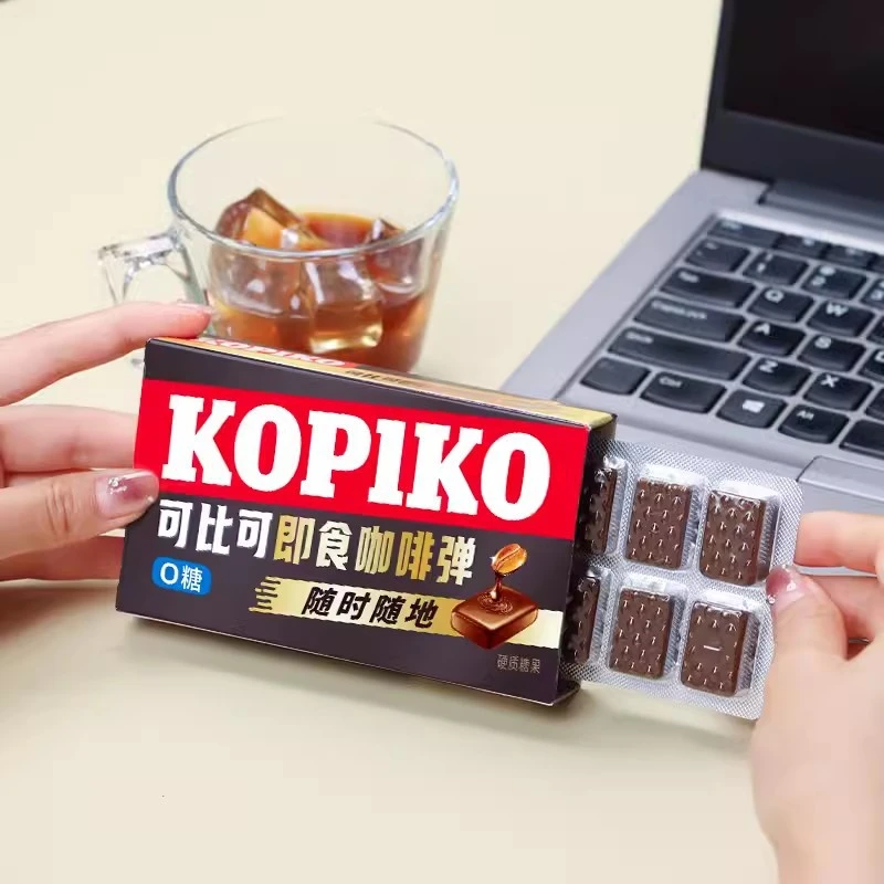 印尼进口kopiko可比可咖啡糖板装64g无糖零食办公小食品开车零食