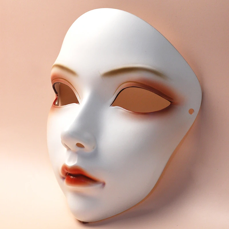 魂作物古风长风全脸舞会面具汉服手绘古装COS苍兰诀虞书欣同款货