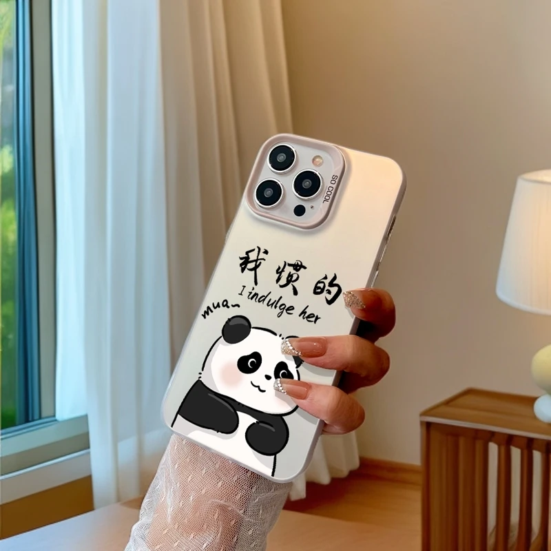 【情侣我超凶我惯的】磨砂彩银适用苹果16手机壳14防摔15promax可爱