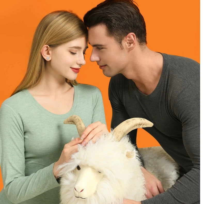 【主播推荐】羊毛蚕丝贴片保暖套装新款男女款护肚护背护膝无痕套装