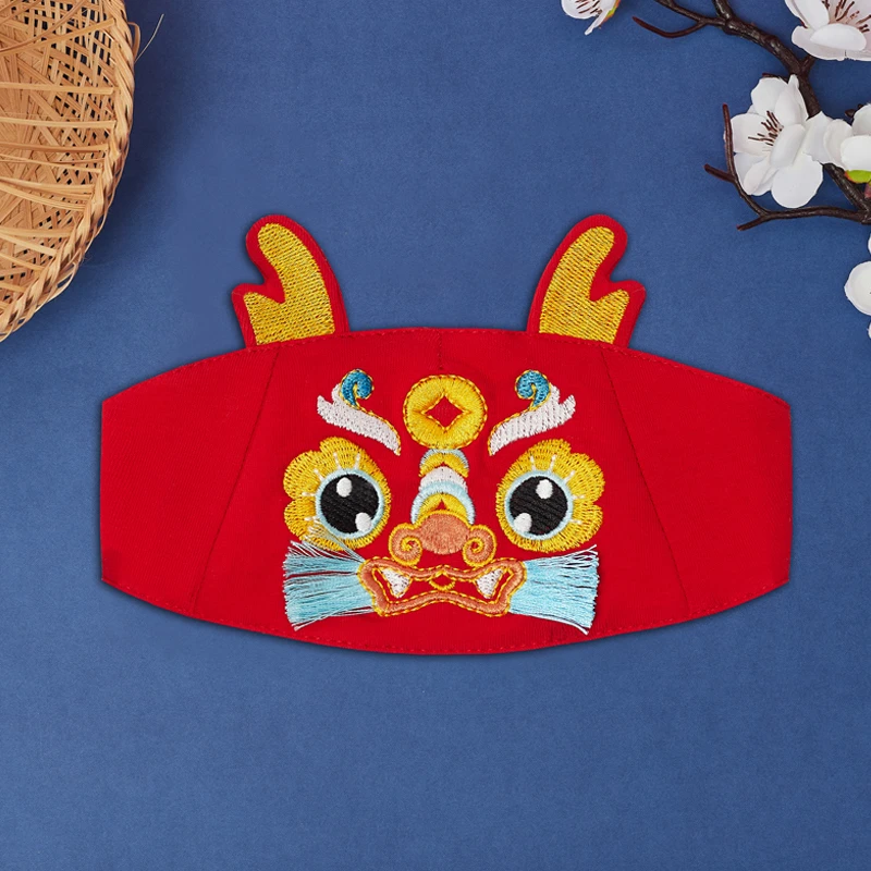 婴儿囟门帽秋季宝宝防风民俗国潮刺绣圈帽MZ1921/HTM21/HTM25