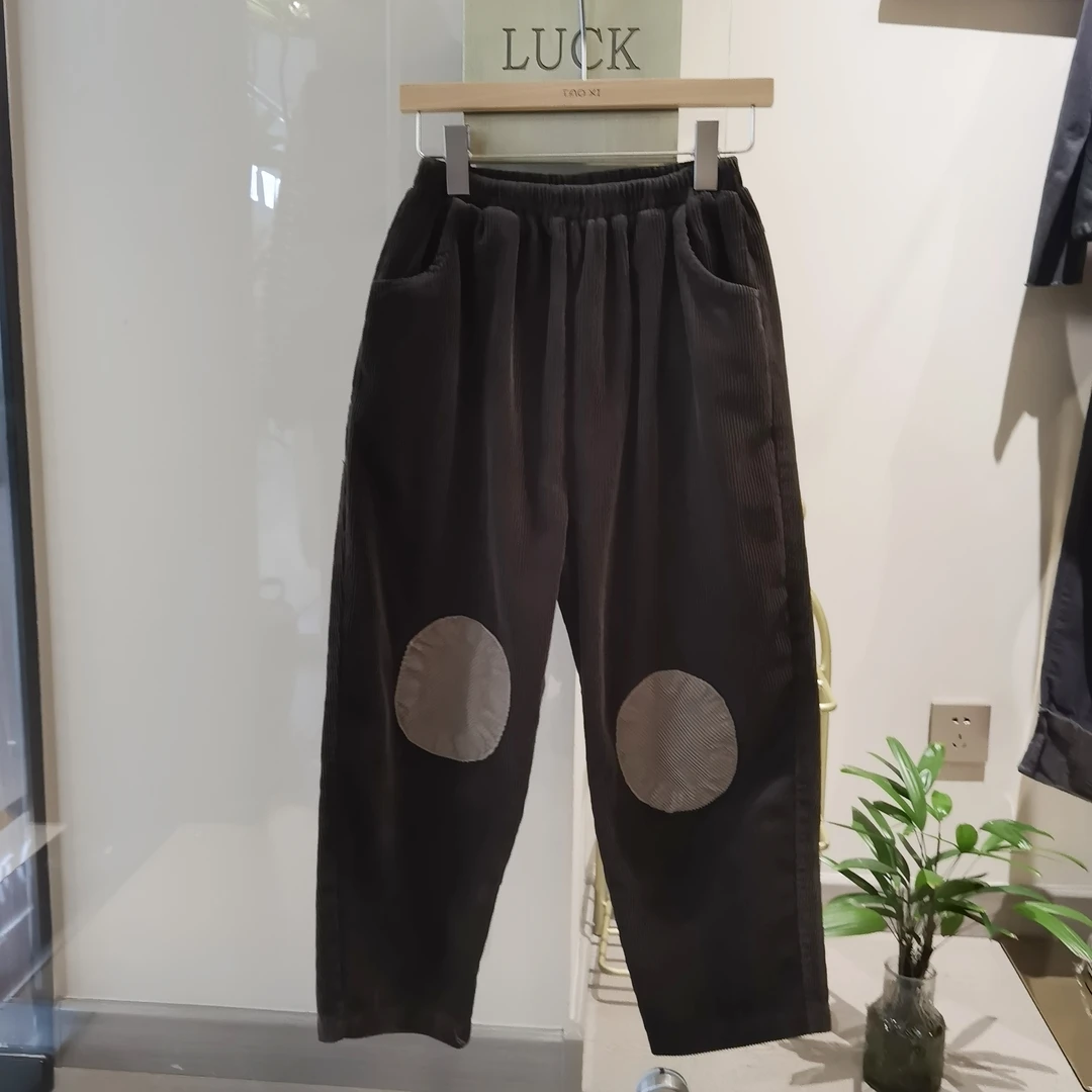 NO退换❤韩国 东大门正品条绒萝卜裤宽松显瘦佰搭休闲裤