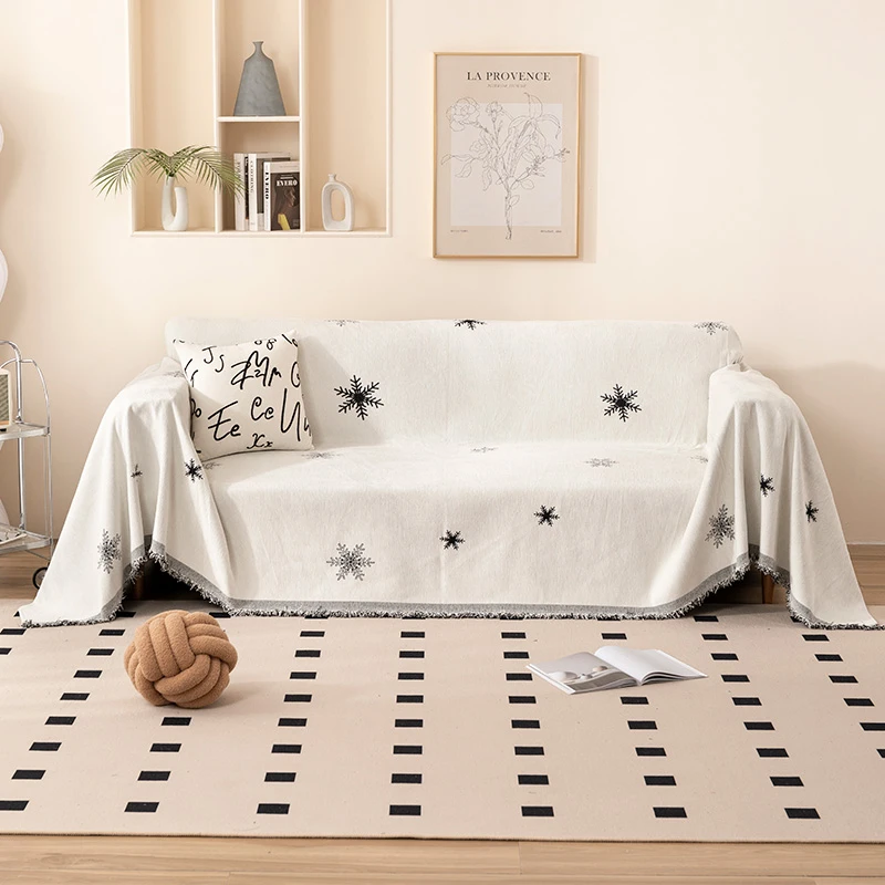 妤凡沙发巾盖布四季通用防滑极简沙发盖巾全包沙发套全盖沙发垫