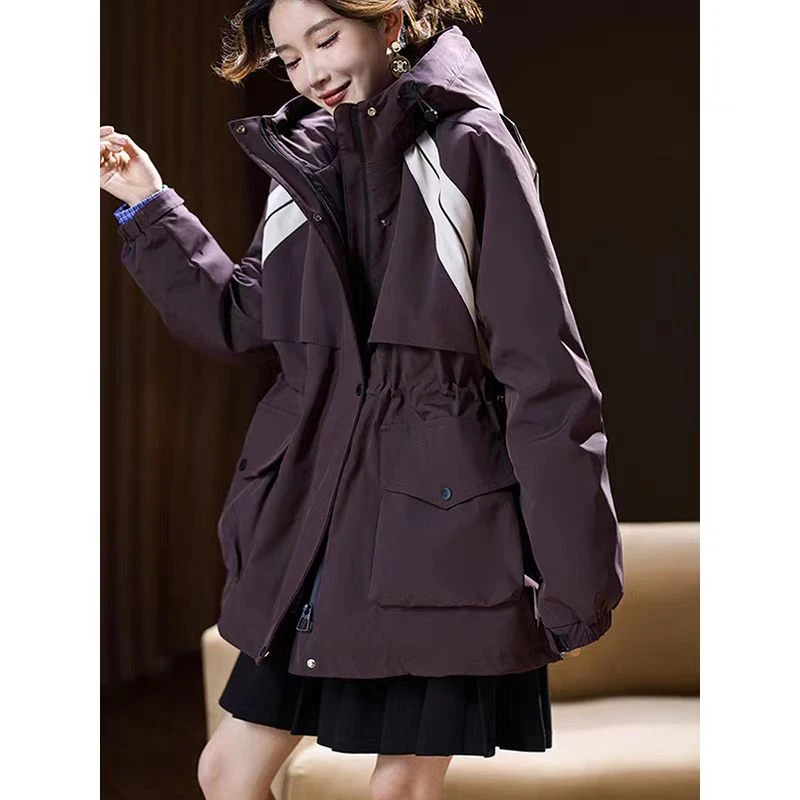 【撤柜样品】DJ665秋冬季气质百搭加厚外套女