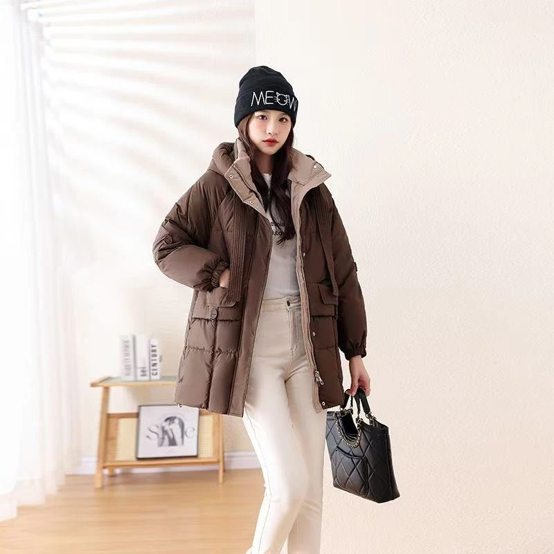 【撤柜样品】DJ732秋冬季气质百搭棉衣外套女