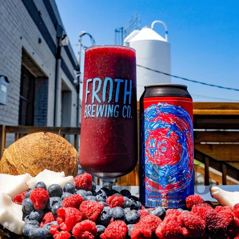 泡沫系列精酿啤酒甜甜圈水果酸艾尔浑浊IPA美国进口大罐