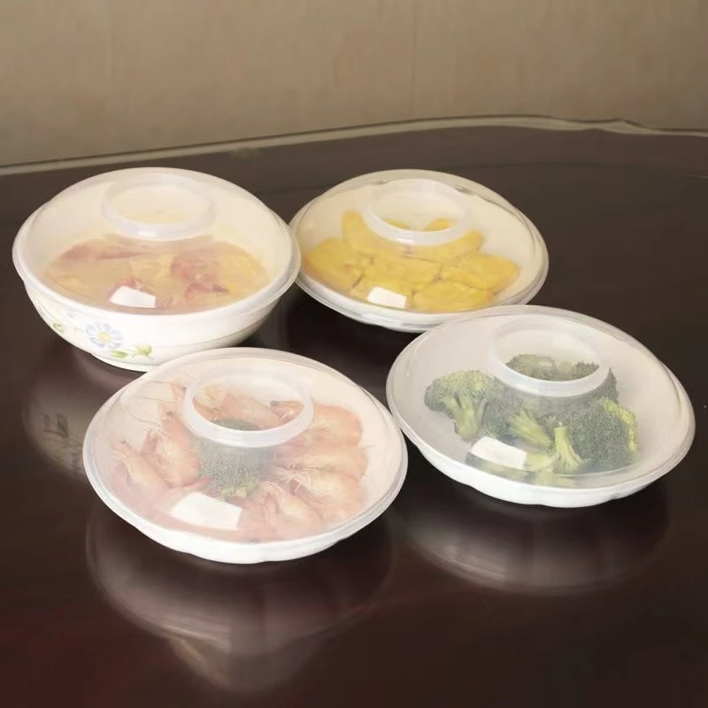 食品级保温盖微波炉加热盖子耐高温碗盖防油溅菜碗盘罩保鲜剩菜盖