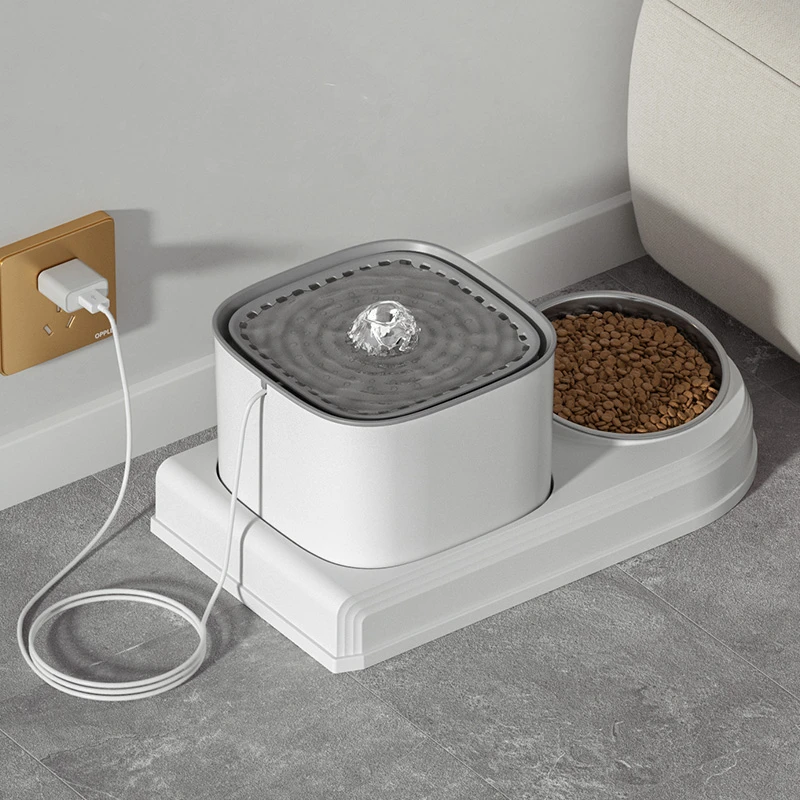 猫咪饮水机喂食器自动循环猫咪喝水器流动活水狗狗喂水器宠物用品