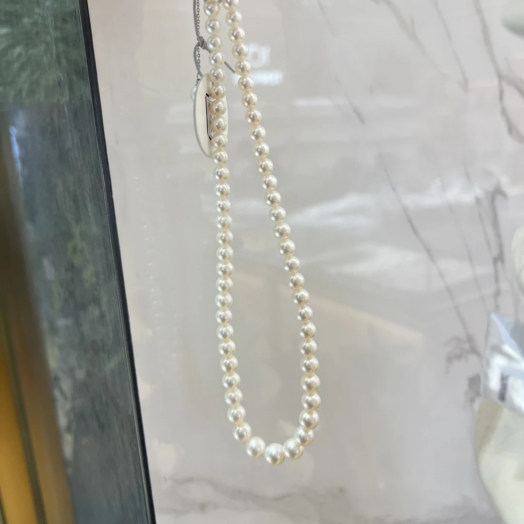 TENPLUS【十上珍珠】 孤品 淡水珍珠项链5.7-9.2mm项链带大证