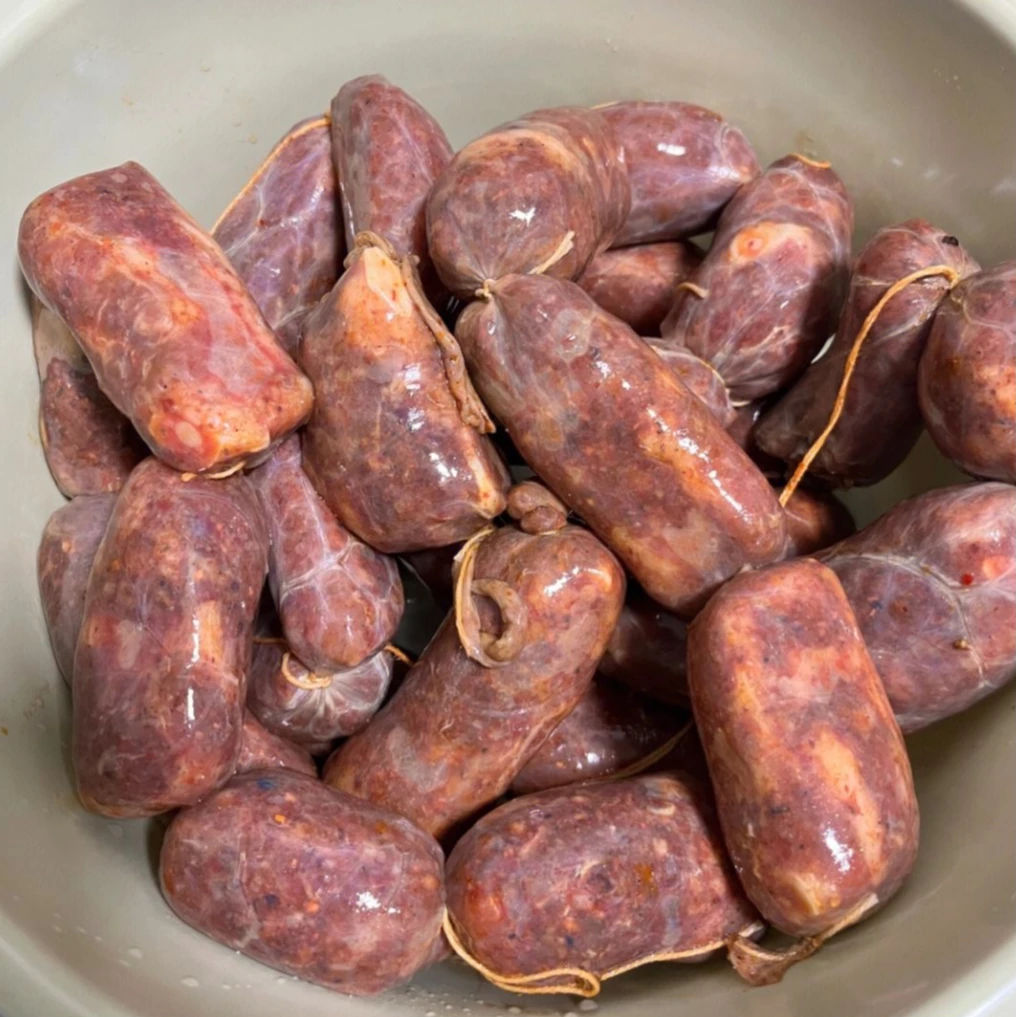 麻辣排骨香肠【鲜肉烟熏】称重计价四川味道口感浓香