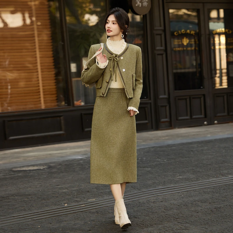 时尚气质羽绒服套装SXYRF23139