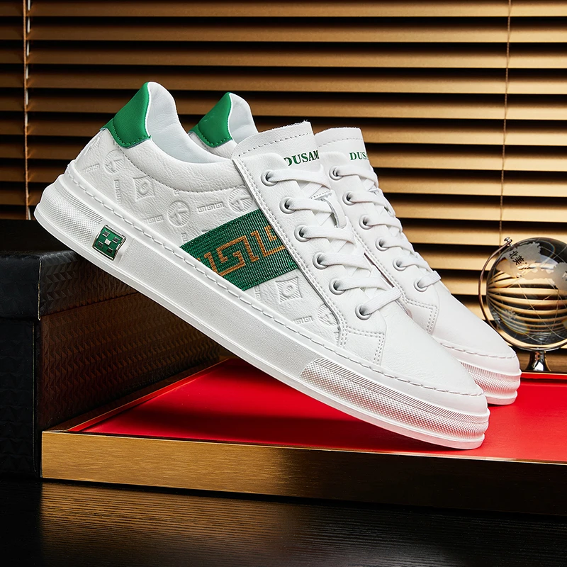 【一双鞋换一个粉丝】杜莎米娅新款轻奢男士百搭时尚休闲鞋男鞋透气