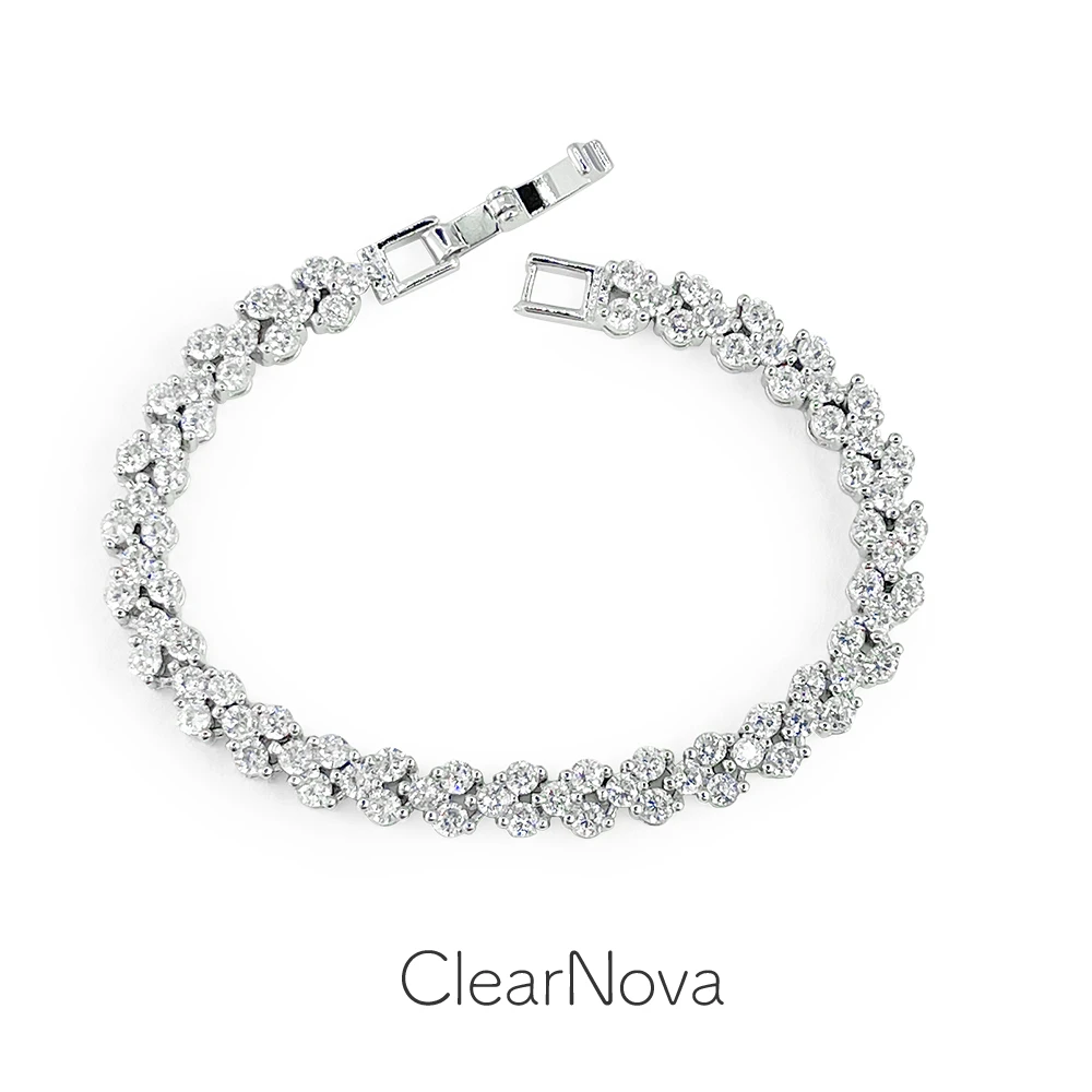 B-2354 哥伦比亚★Lacyerua 【麦穗】三瓣花排镶手链