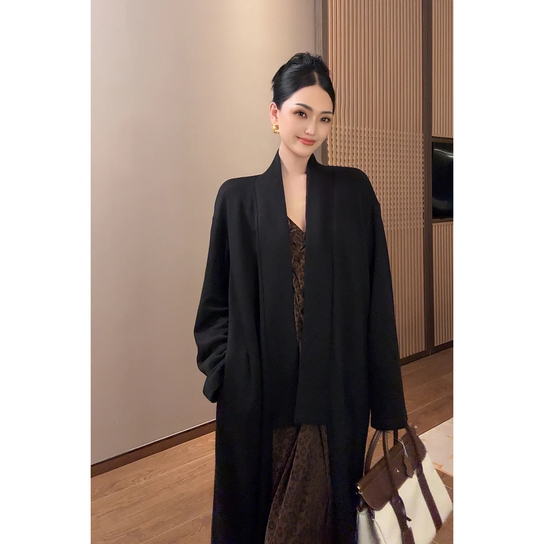 紫紫  慵懒外袍  廓形极简外披外套ZC07WZYL474