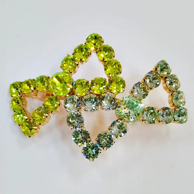 美莉昕韩国施华洛水晶发夹8公分双领结弹簧夹发饰不褪色饰品重工