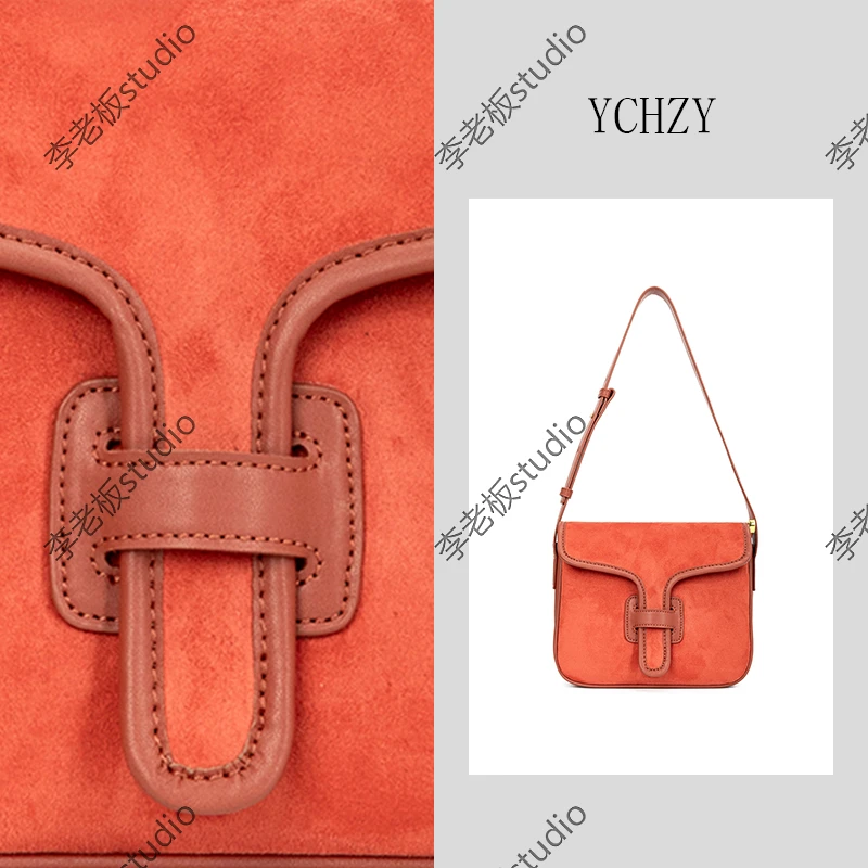 YCHZY.原创设计 真皮高定单肩斜挎包（E319）
