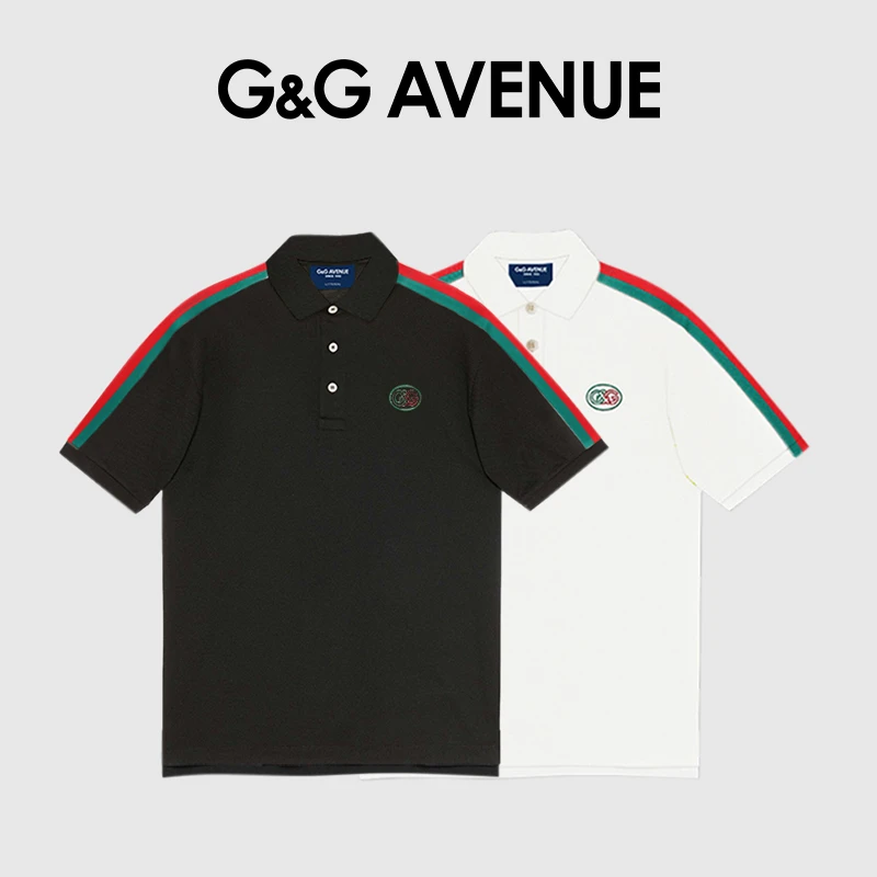 G&GAVENUE时尚男式男士翻领短袖高档POLO衫男女同款-GL修身短袖xm