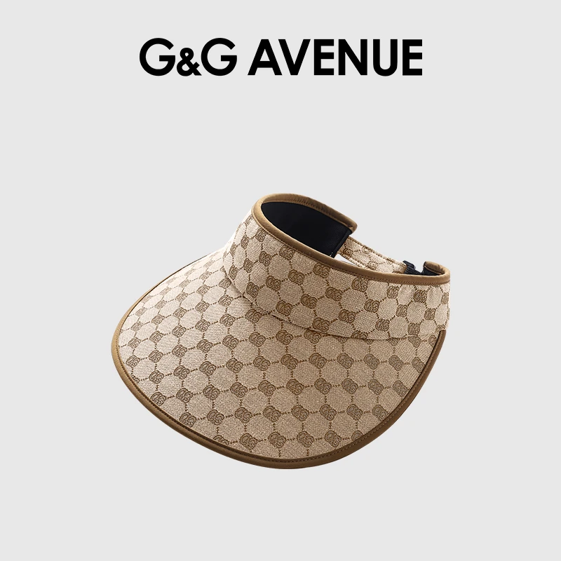 G&G AVENUE 夏季防晒帽洋气帽子遮阳帽空顶帽男女同款-GMZ221771