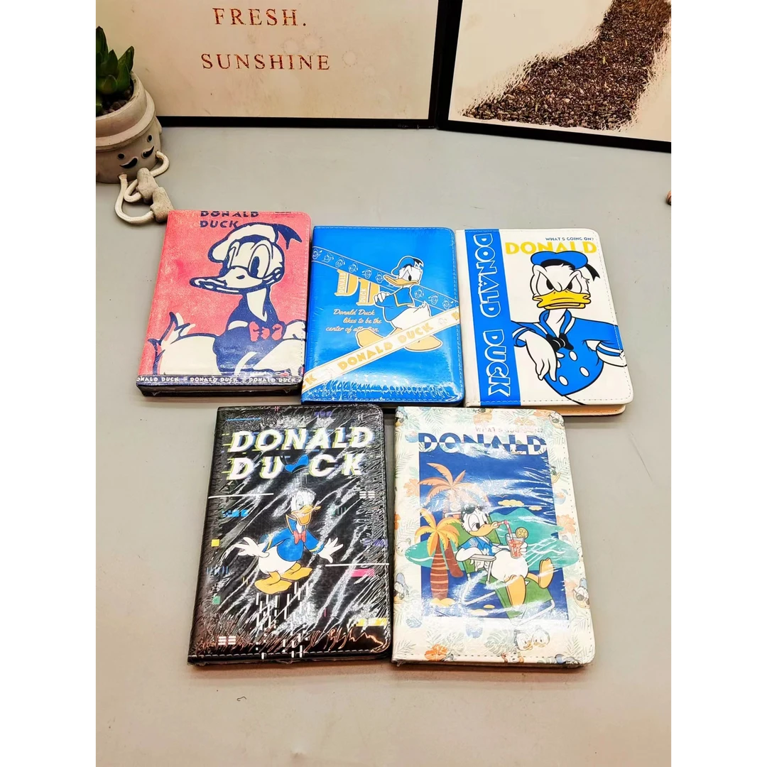 联众唐老鸭128张横线皮面本手账本DM23846【图案不挑】