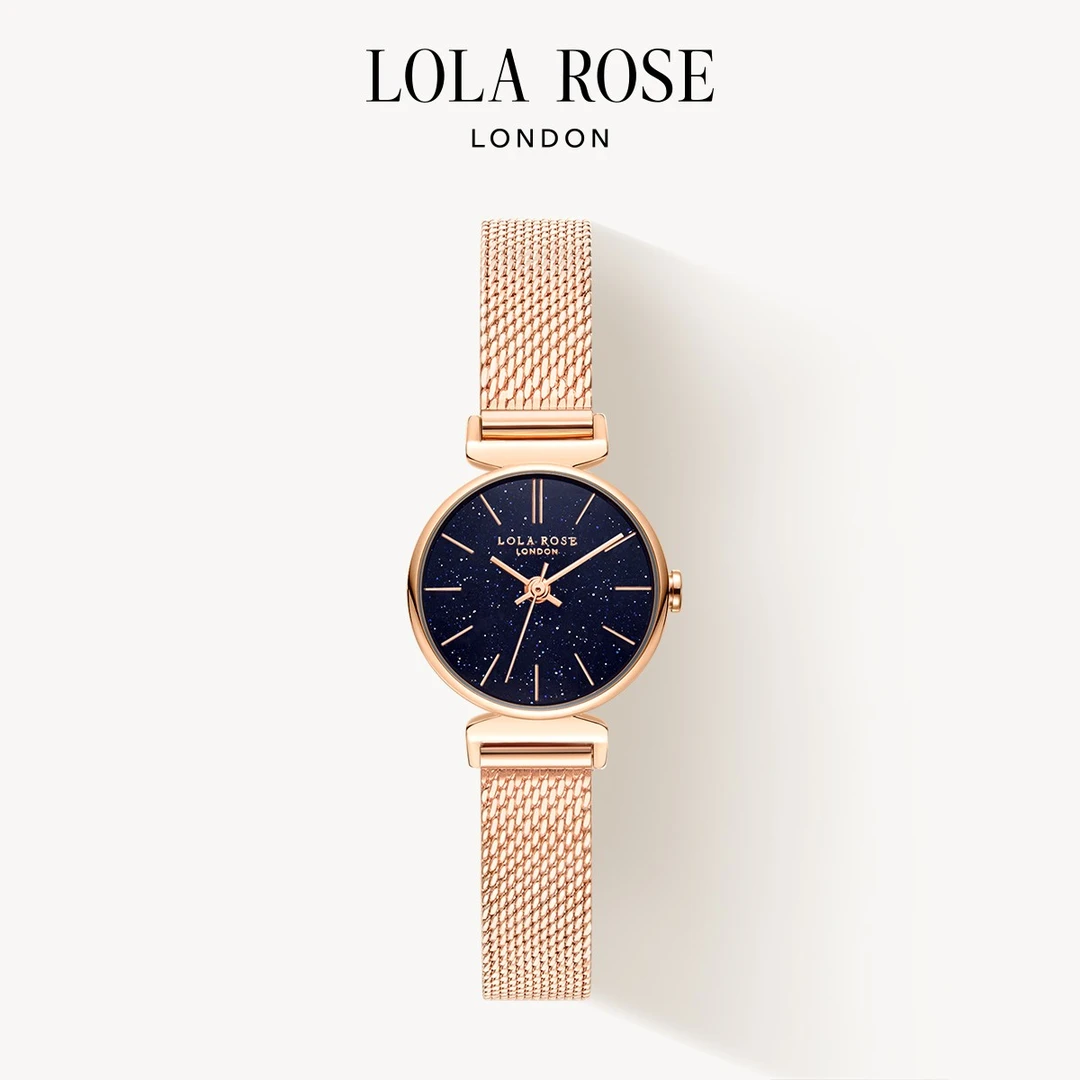 Lola Rose罗拉玫瑰星空表手表女满天星简约时尚女表礼物-自播