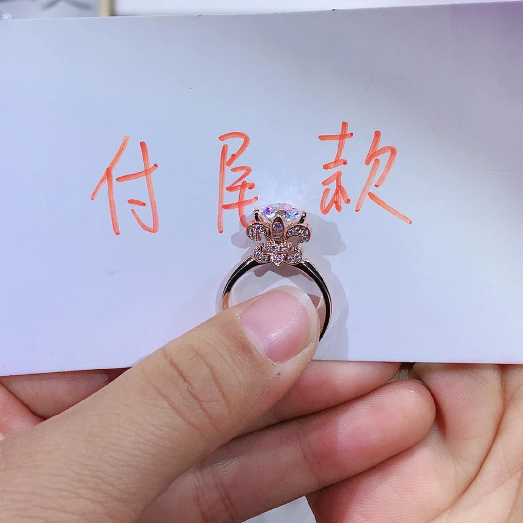 【闪购商品】合成碳硅石手链18K金镶嵌