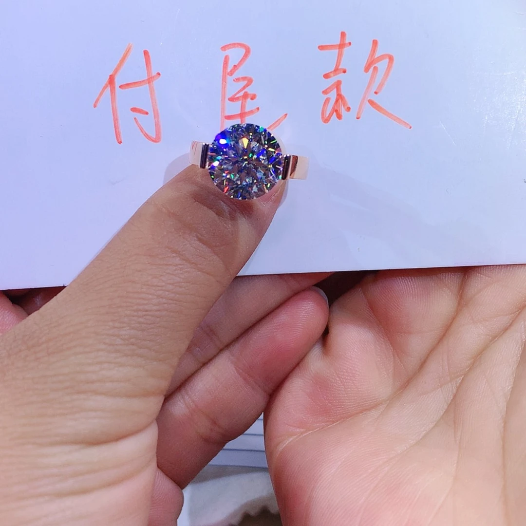 【闪购商品】合成碳硅石手链18K金镶嵌