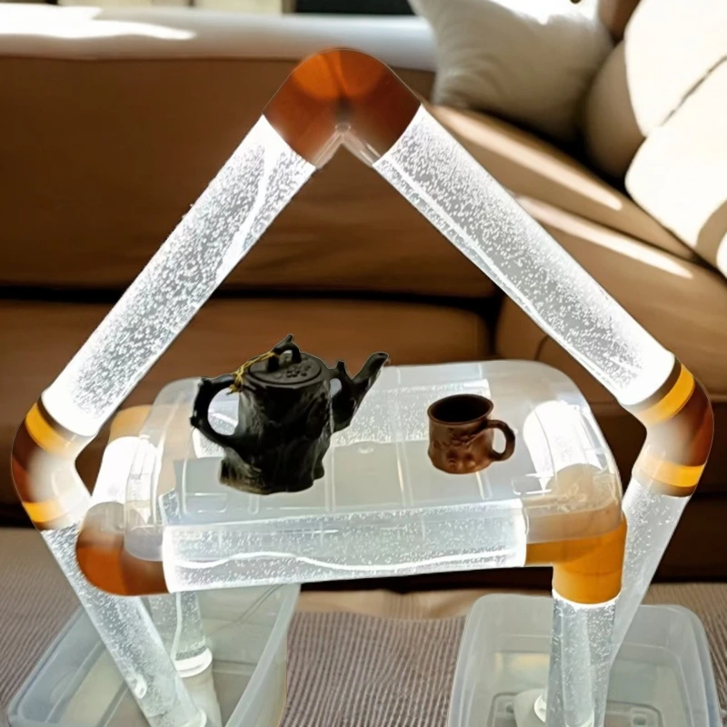 鱼缸一体茶桌，鲤鱼跃龙门，活鱼活水，活的风水。独家专利