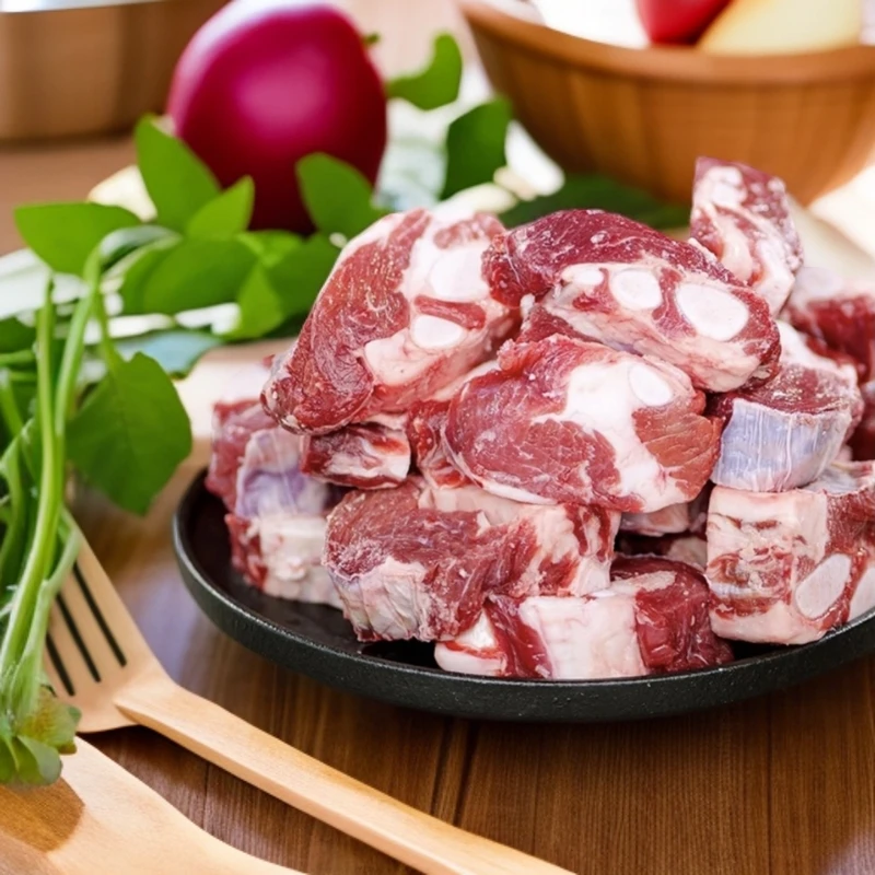 【顺丰包邮拍三斤发五斤】 原切小块 带骨牛肉 小火慢炖 介意肥勿拍